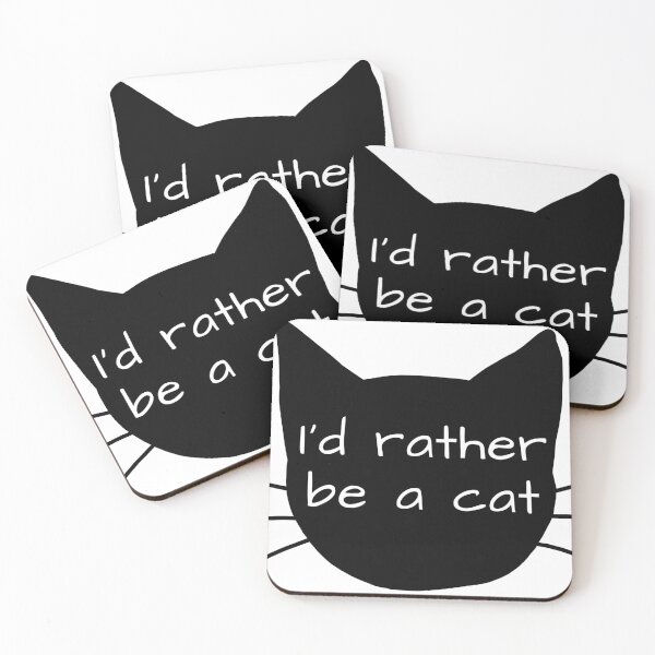 Item preview, I'd rather be a cat designed and sold by KittyKake44.
