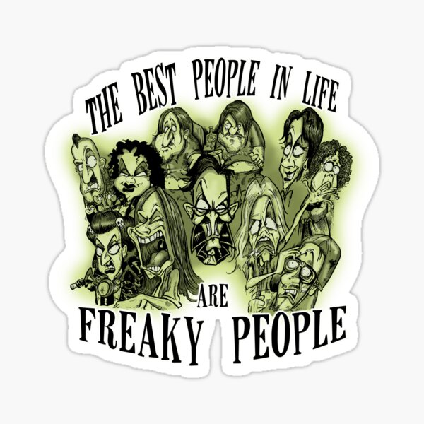 Freaky People Sticker