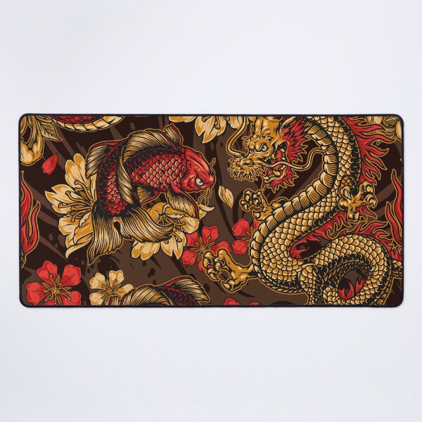 Item preview, Japanese Koi, Dragon, Flowers And Cobra designed and sold by Vector Scout Lab.