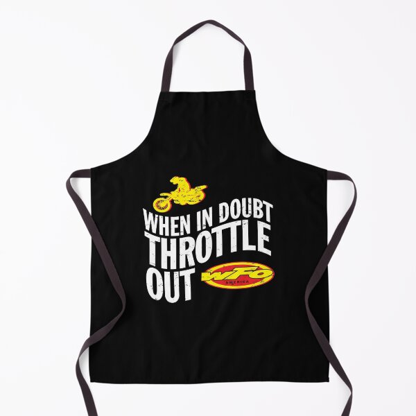 Item preview, When In Doubt Throttle Out Motocross Racer Dirt Bike Rider designed and sold by celestekey.