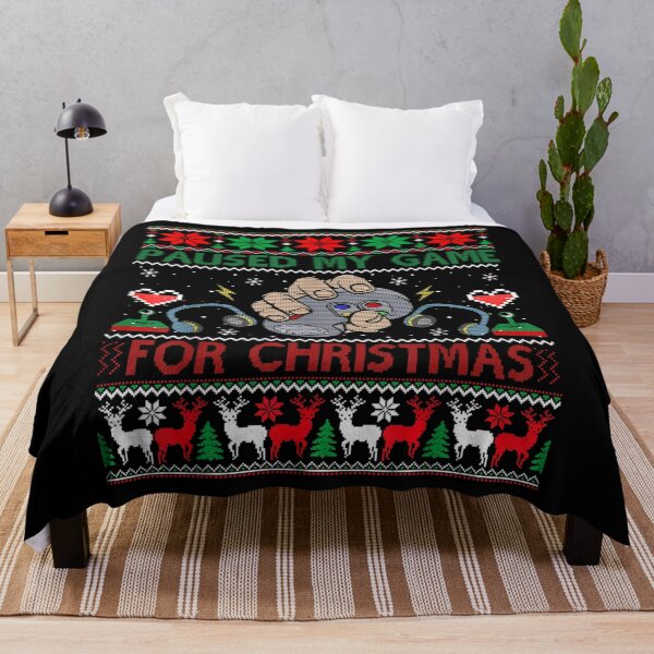 Item preview, Paused My Game For Christmas Ugly Xmas Sweater  designed and sold by laurenm233.