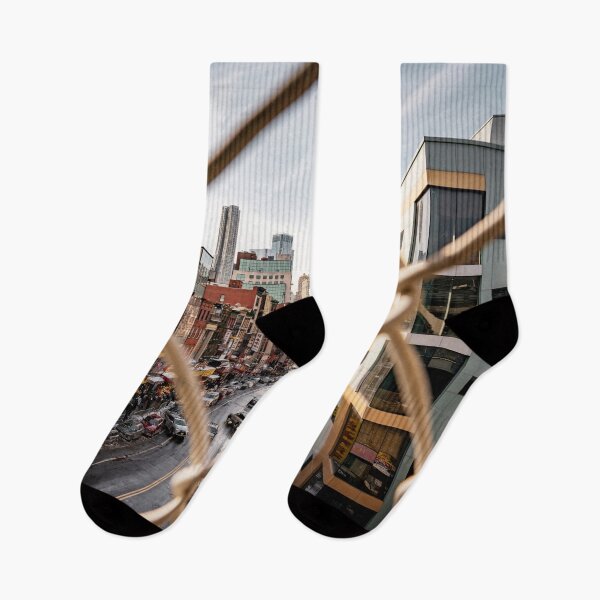 Item preview, New York City Skyline Through the Fence designed and sold by anthonylonder.
