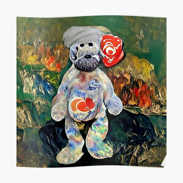 Ty Beanie Baby Club Member Exclusive Mural/Poster 1990's-approx.50x32-New/Rolled 