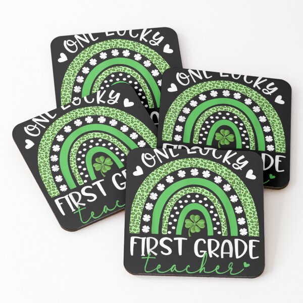 Item preview, One Lucky First Grade Teacher St Patricks Day Funny Rainbow  designed and sold by IowaH.