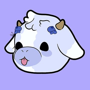 Blueberry Cow kawaii Sticker for Sale by MayBK