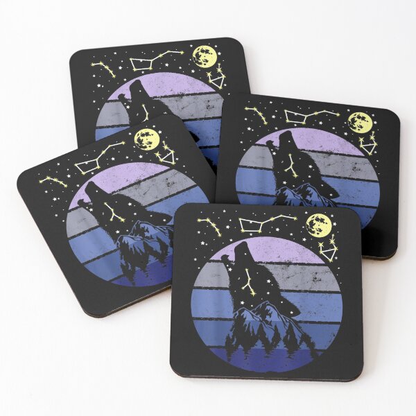 Item preview, Wolf Constellation Moon Star Astronomy Astrology Astronomer  designed and sold by laurenm233.