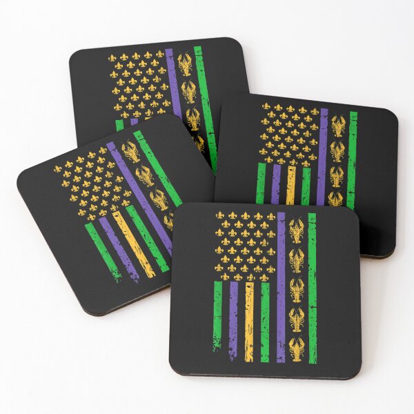 Item preview, American Flag Mardi Gras - Mardi Gras Crawfish designed and sold by johnsimonart.