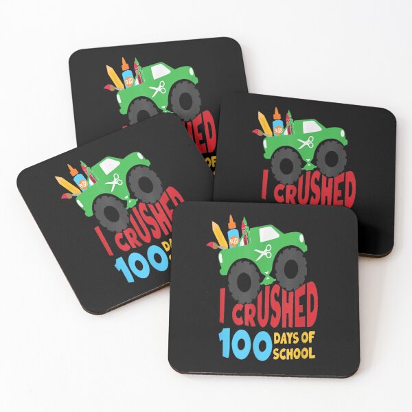 Item preview, I Crushed 100 Days Of School Truck Kids Boys  designed and sold by laurenm233.