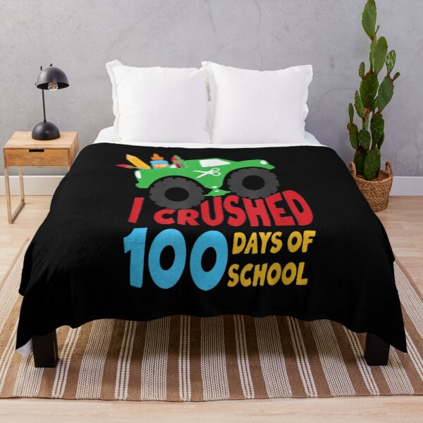 Item preview, I Crushed 100 Days Of School Truck Kids Boys  designed and sold by laurenm233.