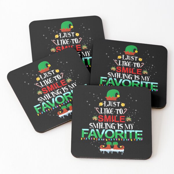 Item preview, I Just Like To Smile Smiling Is My Favorite Elf Christmas  designed and sold by laurenm233.