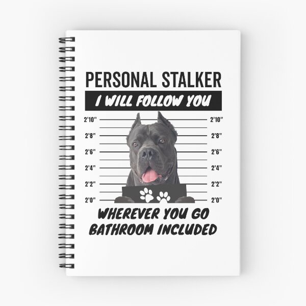 Item preview, Personal Stalker Dog – Cropped Ears Blue Cane Corso designed and sold by More Cute Dogs.