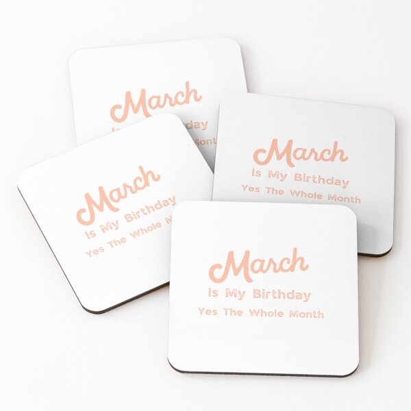 Item preview, March is my Birthday yes the whole month  designed and sold by SamXDesigns.