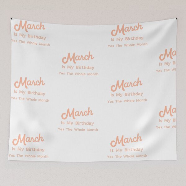 Item preview, March is my Birthday yes the whole month  designed and sold by SamXDesigns.