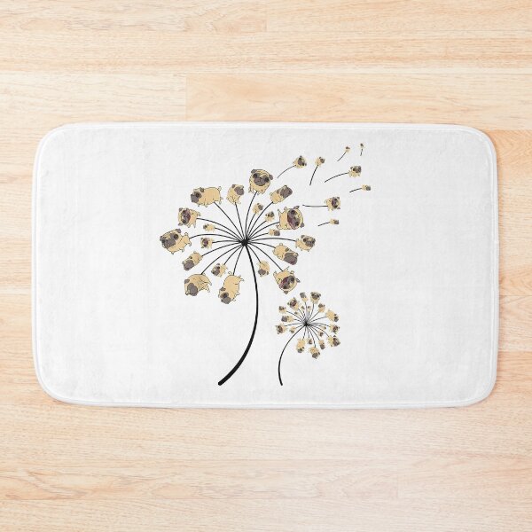 Item preview, Pug Cool Flower Dog Dandelion Lover designed and sold by douglasgary019.