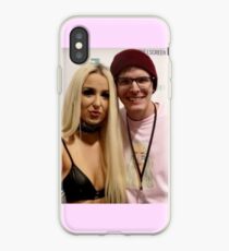 Tana Mongeau and iDubbbztv Meeting Meme iPhone Case