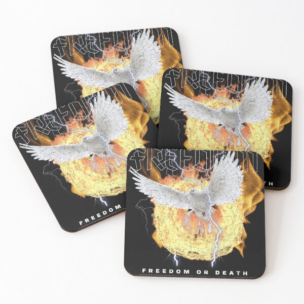 Item preview, Freedom or Death Dove through Fire Vintage Heavy Metal  designed and sold by StreetGlory.