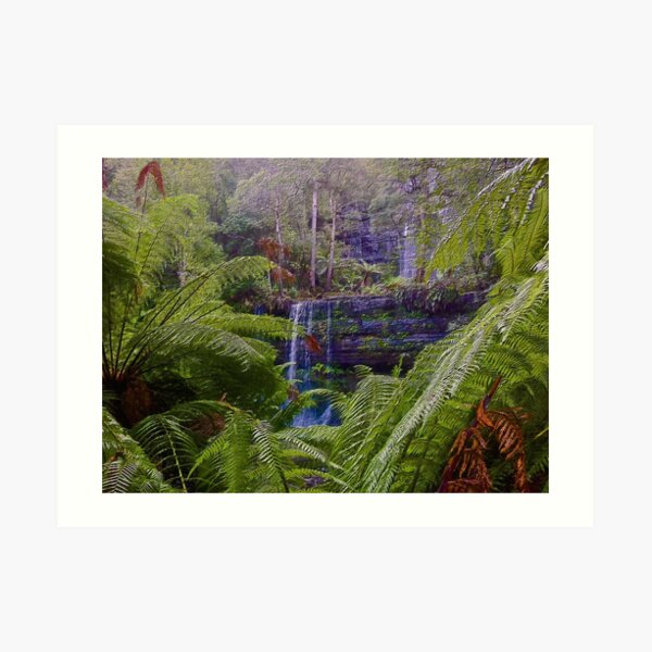 MT FIELD ~ SCENES & SCENERY ~ Russell Falls 2 by tasmanianartist Art Print
