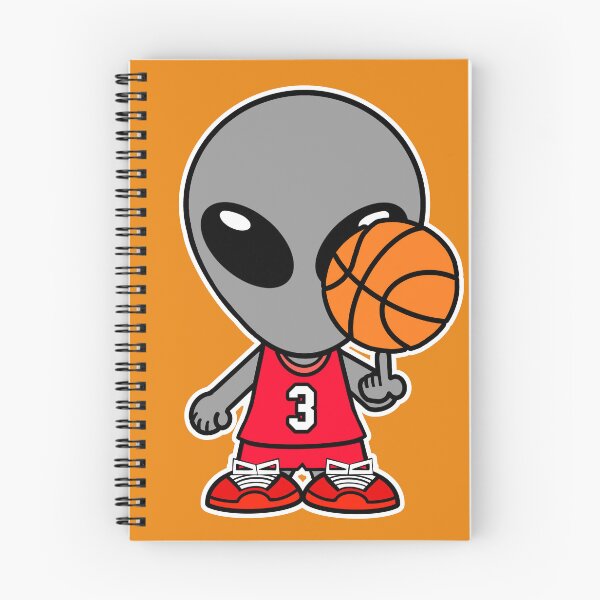 Item preview, Space Alien Playing Basketball  designed and sold by SpaceAlienTees.