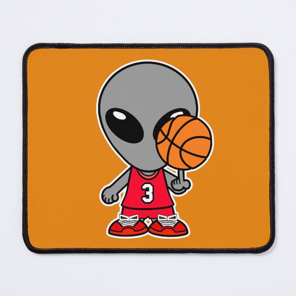 Item preview, Space Alien Playing Basketball designed and sold by SpaceAlienTees.