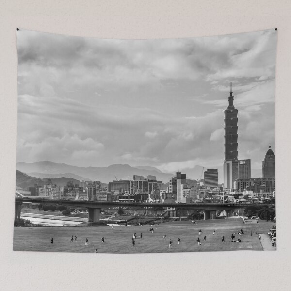 Item preview, Unique landscape photography of Taipei cityscape 101 tower designed and sold by AvonPerception.