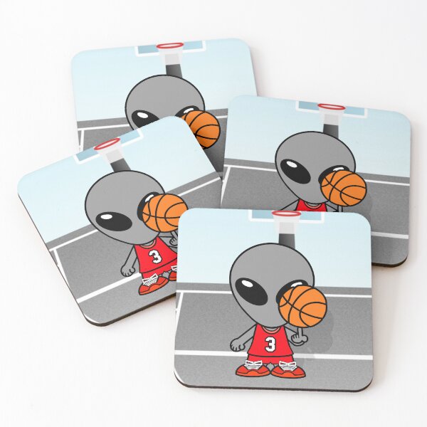 Item preview, Alien Playing Basketball  designed and sold by SpaceAlienTees.