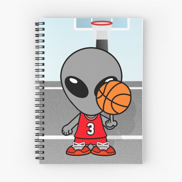 Item preview, Alien Playing Basketball  designed and sold by SpaceAlienTees.