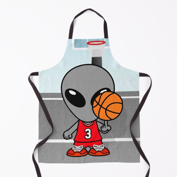 Item preview, Alien Playing Basketball designed and sold by SpaceAlienTees.