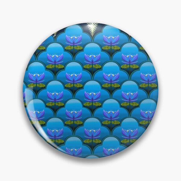 Item preview, Vintage Floral Pattern Blue designed and sold by RisaArt22.