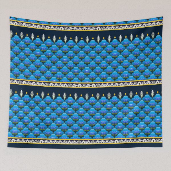 Item preview, Vintage Floral Pattern Blue designed and sold by RisaArt22.