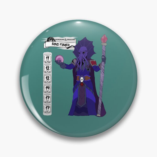 Item preview, DND Mind Flayer Stats designed and sold by Black-Orc.