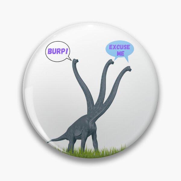 Item preview, Three-necked dinosaur - Burp Edition designed and sold by CosmicStory.