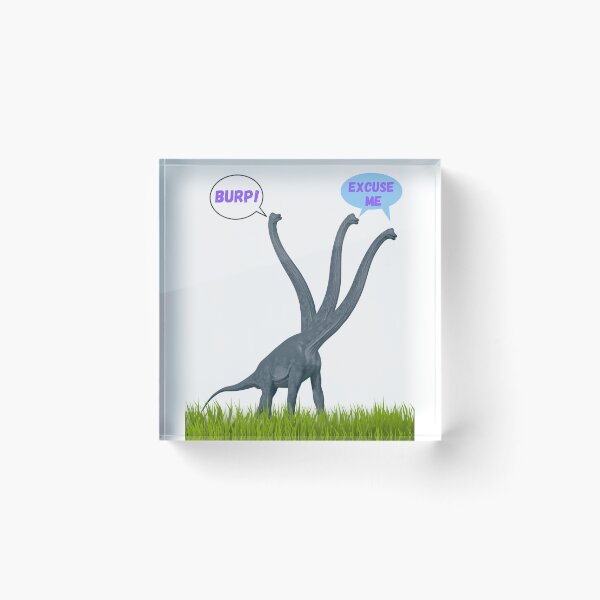 Item preview, Three-necked dinosaur - Burp Edition designed and sold by CosmicStory.