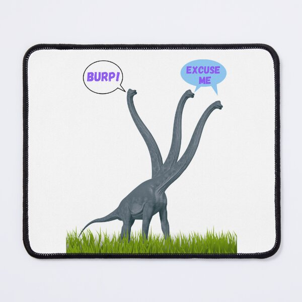Item preview, Three-necked dinosaur - Burp Edition designed and sold by CosmicStory.