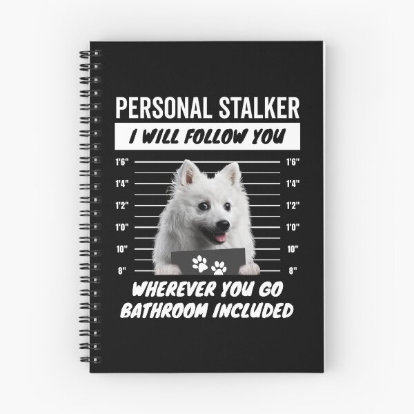 Item preview, Personal Stalker Dog – Japanese Spitz designed and sold by More Cute Dogs.