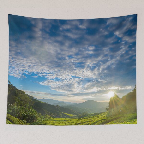 Item preview, Unique landscape photography of BOH Tea plantation sunrise at Cameron Highlands designed and sold by AvonPerception.