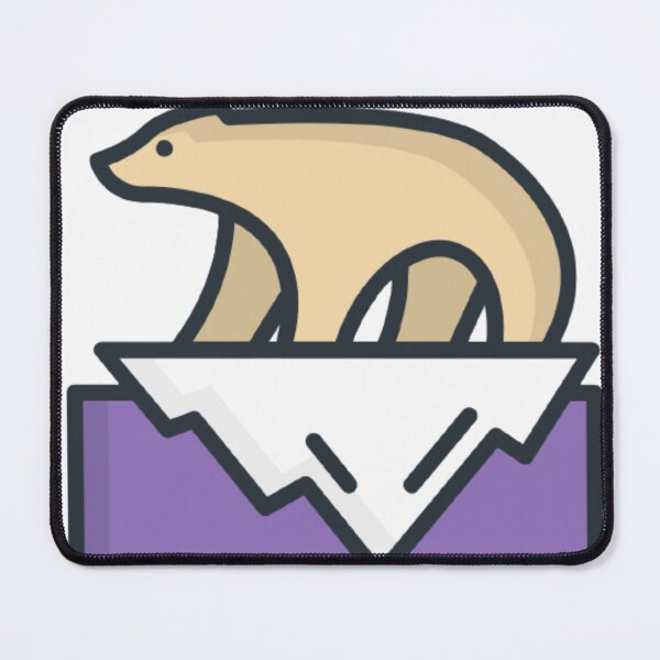 Item preview, Polar Bear on ice float designed and sold by kattilako.