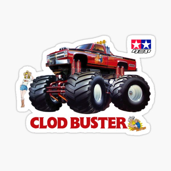 58065 Clodbuster Sticker for Sale by pandagfx