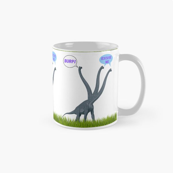 Item preview, Three-necked dinosaur - Burp Edition designed and sold by CosmicStory.