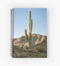 Lonley Cactus in Saguaro National Park Spiral Notebook