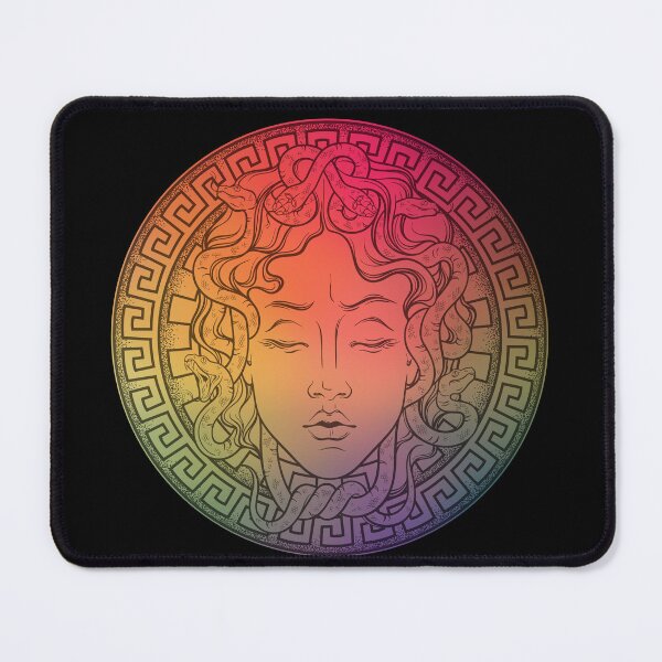 Artikelvorschau, Regenbogen-Medusa, buntes Medusa-Schild entworfen und verkauft von Ruby Jackson.