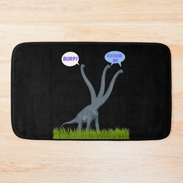 Item preview, Three-necked dinosaur - Burp Edition (in black) designed and sold by CosmicStory.