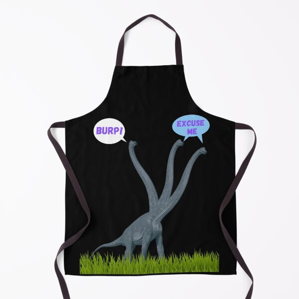 Item preview, Three-necked dinosaur - Burp Edition (in black) designed and sold by CosmicStory.