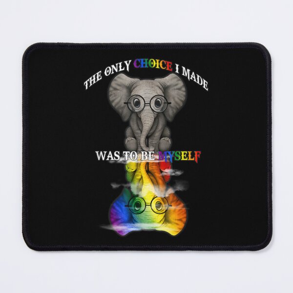 Item preview, Lgbt Elephant The Only Choice I Made Was To Be Myself designed and sold by laurenm233.