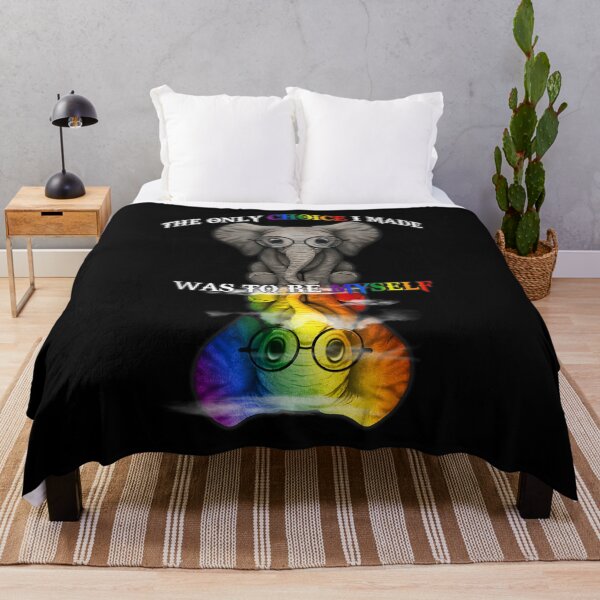 Item preview, Lgbt Elephant The Only Choice I Made Was To Be Myself  designed and sold by laurenm233.