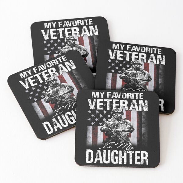 Item preview, My Favorite Veteran Is My Daughter Usa Flag  designed and sold by laurenm233.
