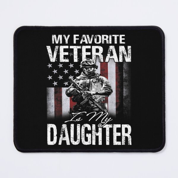 Item preview, My Favorite Veteran Is My Daughter Usa Flag designed and sold by laurenm233.