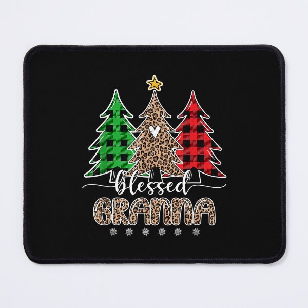 Item preview, Blessed Granna Leopard Christmas Pine Tree Red Plaid  designed and sold by laurenm233.