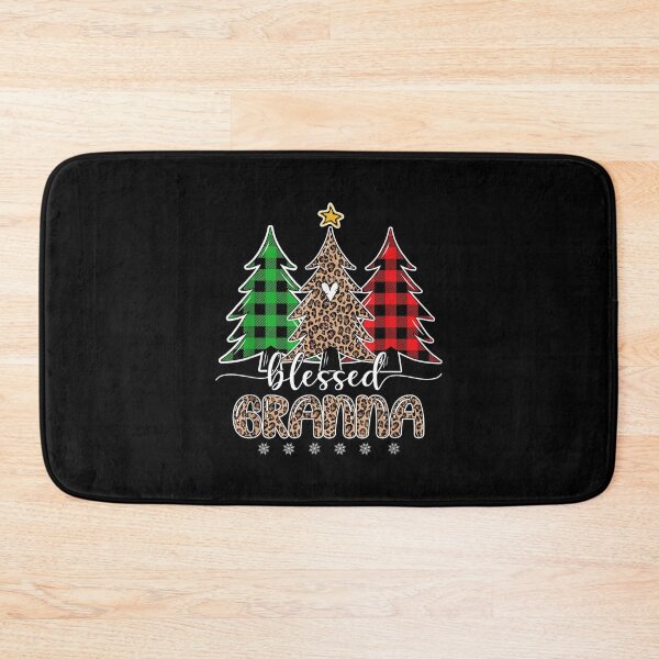 Item preview, Blessed Granna Leopard Christmas Pine Tree Red Plaid  designed and sold by laurenm233.