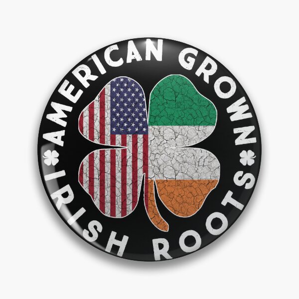 Item preview, American Grown Irish Roots Ireland Flag designed and sold by Meggie179.
