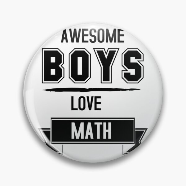Item preview, Awesome boys love math designed and sold by devArtsDesigns.
